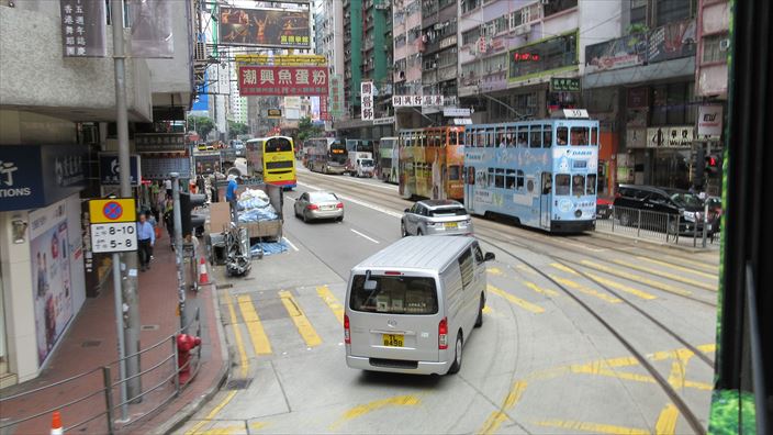 香港の2階建路面電車