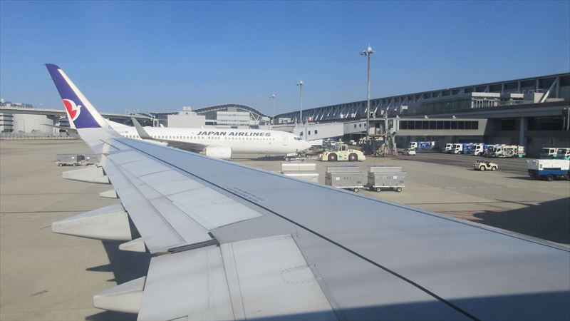 マカオ航空NX856便関西空港